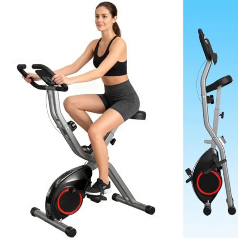 Exercise Bike Magnetic Resistance - Składany rower treningowy do użytku w