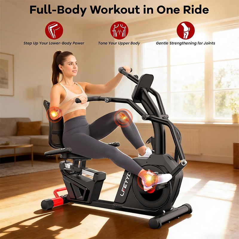 Pooboo – rower stacjonarny do  – Exercise Bike Magnetic Resistance recenzja i cena