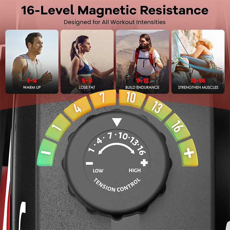 Pooboo – rower stacjonarny do  – Exercise Bike Magnetic Resistance recenzja i cena