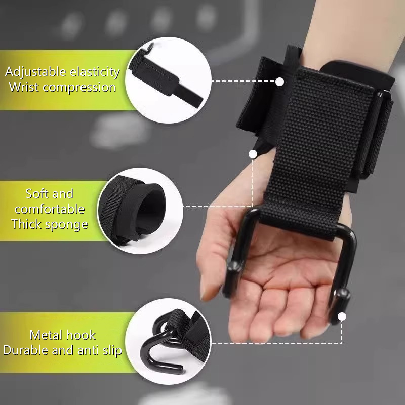 【F】2 sztuki – haki do podnosze – Wrist Wraps Weightlifting Support recenzja i cena